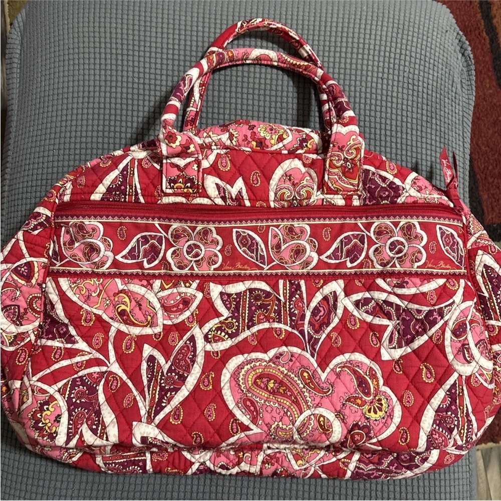 Retired Vera Bradley Rosie Posey Large Weekender.